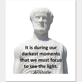 Aristotle - Darkest Moments Posters and Art